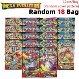 NEW Pokemon TCG Booster Rare Trading Cards for Collection Gift Mega Evolution Ascended Heroes Phantasmal Flames Collection Cards