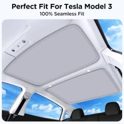 Sunshade For Tesla Model Y 2026 Juniper Model 3 Highland Magnetic Suction Clip Sunshade Skylight Keep Cool Heat Insulation