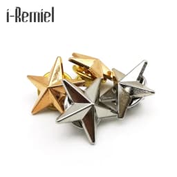 Brooches Hot Sale Real Pin Hijab Broches High-end Brooch Badge Little Star For And Blouses Five-pointed Couples Jewelry