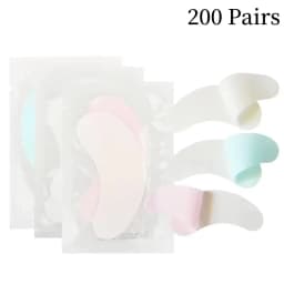 50pairs Eye Patches Under Eye Pads Paper Gel Lash Pad Eye Sticker Tips Wraps Hydrogel Eyelash Extension Patch Makeup Tool