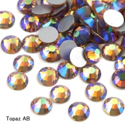 SS16 SS20 SS30 Glitter Rhinestone Crystal AB Non Hot Fix Flat Back Rhinestone Apparel for Nail Art Fabric Garment