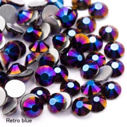 SS16 SS20 SS30 Glitter Rhinestone Crystal AB Non Hot Fix Flat Back Rhinestone Apparel for Nail Art Fabric Garment