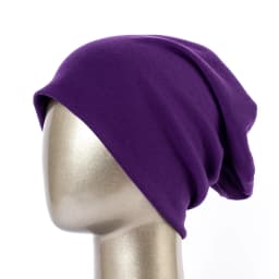 Geebro Women's Plain Beanie Hat Spring Cotton Slouchy Beanie for Women Knitted Bone Hat Ladies Black Skullies Cap JS293A