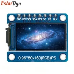 Estardyn 0.96 Inch IPS LCD TFT Display Module 160x80 HD 65K SPI Interface ST7735S 3.3V For Raspberry Pi DIY Project