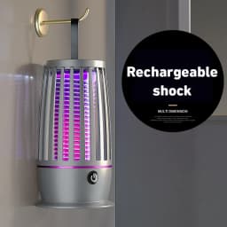 UV Mosquito Lamp Charging Portable Mosquito Killer Suitable For Indoor 360° Large Area Silent Mosquito Repellent IndoorOutdoor