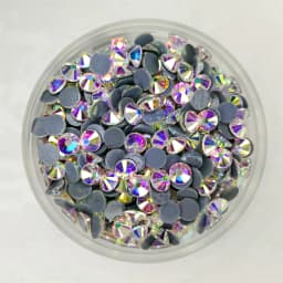 All Size Top Quality Crystal AB/Clear Super Bright Hot-Fix Rhinestones Glass Strass Iron On Stone For Fabric Garment