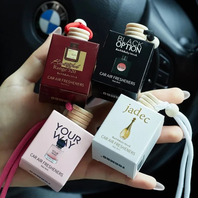 1pc 8ml Car Suspension Air Freshener, Cute Car Air Diffuser, Home Fragrance, Car Air Freshener Suitable for Wardrobes, Indoor An