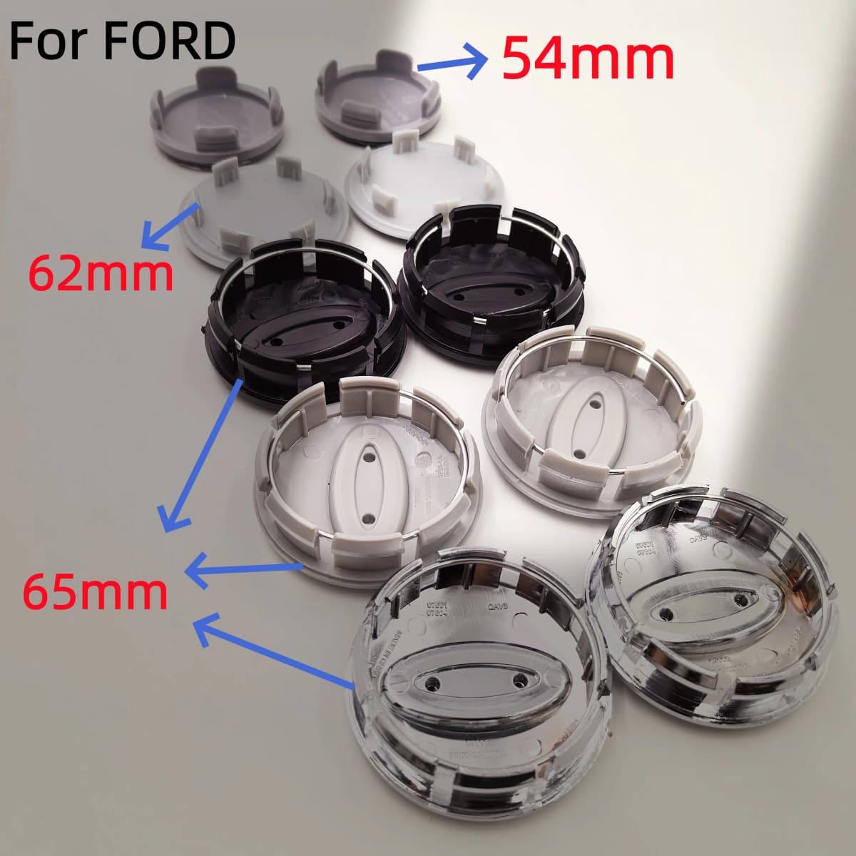4pcs ForFord Hubcap Car Styling Wheel Center Cap Hub Replaced Cover Wheels Centre Hub Cap 54/56/60/62/65/68mm