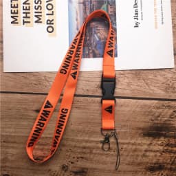 2 in 1 Mobile Phone Lanyard Key Ring Sling Badge Neckband Keychain Anti-Lost Badges ID Cell Phone Rope Neck Straps