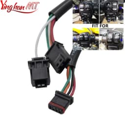 8"/10"/ 12"/ 14"/16" Bus Handlebar Wiring Wire Extension Harness For Harley-Davidson Newer Softails Dynas Touring Sportsters