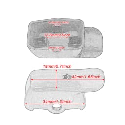 Motorcycle Turn Signal Switch Extension Caps Black Extended Button Cover For Harley Softail Breakout Slim FLS FLST FXD FXST