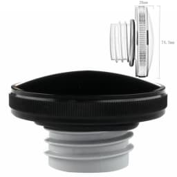 Motorbike Fuel Gas Tank Cap Vented Oil Cover Aluminum Trim For Triumph T100 Thruxton 900 Scrambler Bonneville Se 2001-UP