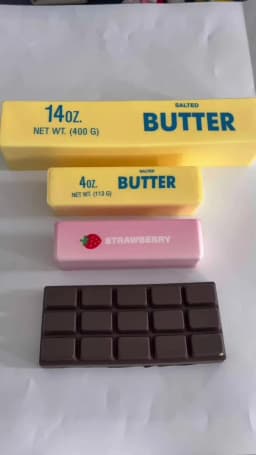 Soft Slow Rebound Butter Stick Squeeze Stress Relief Squishy Fidget Toy Funny Decompression Stress Anti-Anxiety Gifts