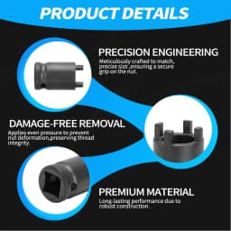 Motorcycle Repair Tool Lock Nut Removal Tool 4-Pin Spanner Socket Wrench For Sur Ron Sur-Ron Surron Lightbee Light Bee X S