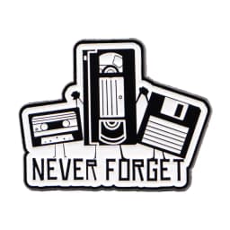 Retro 80s 90s Enamel Pins Vintage Cassette Tape Brooches Old School Lapel Pins for Backpacks Jewelry Gift For Friends