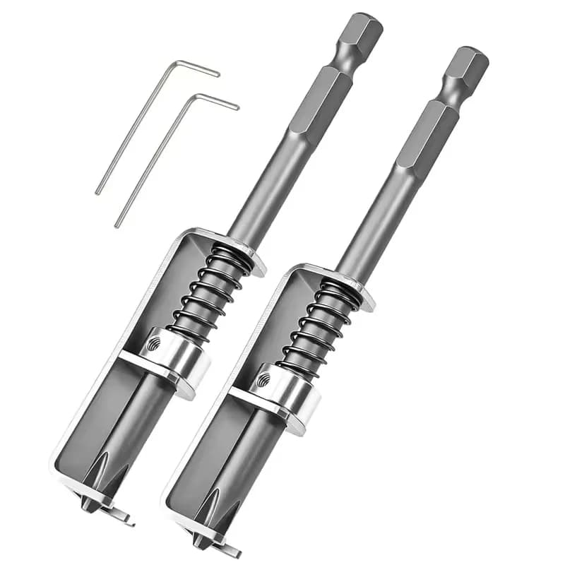 Spring Loaded Screw Holder Bit,Screw Gripper Tool Universal Anti-drop Screwdriver Bit Screws Retaining Holders Clamp Fixing Set