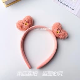 BT21 Koya RJ Shooky Man Tata Chimmy Cooky Creative Cartoon Cute Doll Headband Secondary Animation Peripheral Decoration Headband