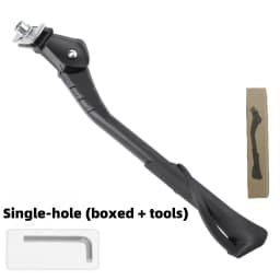 Adjustable Aluminum Mountain Bike Support Pole Thickened Reinforced Anti-slip Bike Stand for Off-road Cycling Repair and Storage