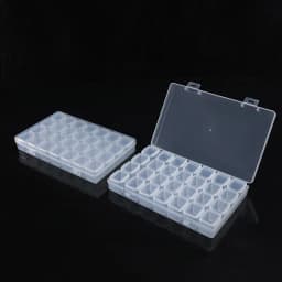 56/28Grid The Compact PP Storage Box Can Be Used To Store Beads Nail Tools and Empty Plastic Storage Containers