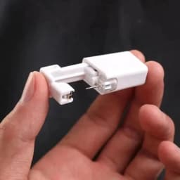 1-10pcs Safety Ear Piercing Gun Kit Women Men Disposable White Plastic Sterile Ear Piercing Device Fashion Simple Piercing Tools