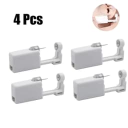 1-10pcs Safety Ear Piercing Gun Kit Women Men Disposable White Plastic Sterile Ear Piercing Device Fashion Simple Piercing Tools