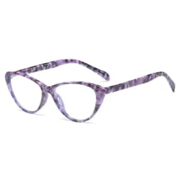 Anti Blue Light Reading Glasses Floral Print PC Frame Presbyopia Eyeglasses Fashion Cat Eye Eyewear Far Sight Glasses +1.0~+4.0