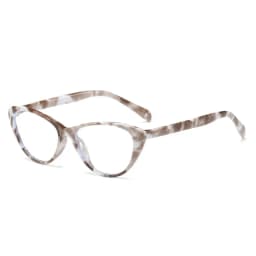 Anti Blue Light Reading Glasses Floral Print PC Frame Presbyopia Eyeglasses Fashion Cat Eye Eyewear Far Sight Glasses +1.0~+4.0