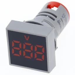 22MM 0-100A Digital Ammeter Current Meter/Voltage Meters Indicator Led Lamp Square Signal Light