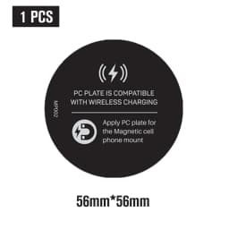 Universal Metal Plate Disk Sheets For Wireless Charger Magnet Plate Disk For Mobile Phone Holder Car Wireless Phone Holder Sheet
