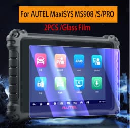 2pcs 9H HD Protector Screen Protectors Film For AUTEL MaxiSYS MS908 S PRO MS908P / MS909 MS919 Tempered Glass Film