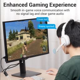 Vention Sound Card USB to 3.5mm Audio Interface Adapter External Sound Card for PC Laptop PS4 Headset Microphone USB Sound Card