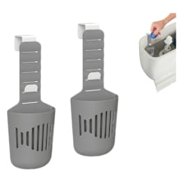 Silicone Toilet Tank Tablet Holder Versatile Toilet Bowl Hanging Cleaner and Deodorizer Hanger