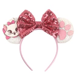 Newest Mickey Mouse Ears Headband for Women Kids Baby Girl Festival Party Hair Accessories with Sequins and 5 Inch Bow