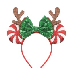 Newest Mickey Mouse Ears Headband for Women Kids Baby Girl Festival Party Hair Accessories with Sequins and 5 Inch Bow
