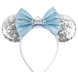 Newest Mickey Mouse Ears Headband for Women Kids Baby Girl Festival Party Hair Accessories with Sequins and 5 Inch Bow