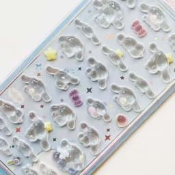Hello Kitty 3D Hollow Bubble Relief Sticker Sanrio Kawaii DIY Reward Sticker Cute Sticker for Kids Gift