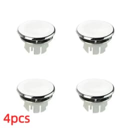 4Pcs Kitchen Bathroom Basin Circular Overflow Drain Cover Decoration Bathtub Sink Hole Overflow Hollow Washbasin Overflow