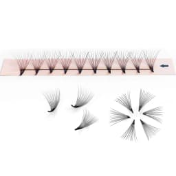 Goddess 3D/5D/6D/10D Premade Fan Eyelash Extensions Natural Soft Russian Volume Lashes Faux Mink Individual Lash Extensions