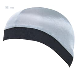 Solid Color Wave Caps With Durag for Men Headwear Soft Elastic Breathable Beanie Turban Cap Headwrap Bonnet Hair Accessories