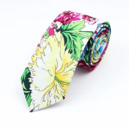 43 Styles 100% Cotton Men Floral Ties 6cm Narrow Slim Skinny Casual Suit Neckie For Wedding Party Shirt Accessories Cravat Gift