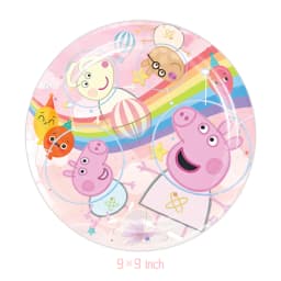 Pink Pig Birthday Party Decoration Disposable Tableware Tablecloth Plate Cup Napkin Bags Baby Shower Pig Famliy Party Favors