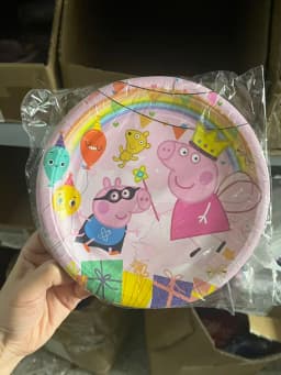 Pink Pig Birthday Party Decoration Disposable Tableware Tablecloth Plate Cup Napkin Bags Baby Shower Pig Famliy Party Favors