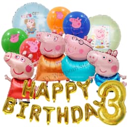 Pink Pig Birthday Party Decoration Disposable Tableware Tablecloth Plate Cup Napkin Bags Baby Shower Pig Famliy Party Favors