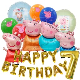 Pink Pig Birthday Party Decoration Disposable Tableware Tablecloth Plate Cup Napkin Bags Baby Shower Pig Famliy Party Favors