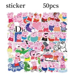 Pink Pig Birthday Party Decoration Disposable Tableware Tablecloth Plate Cup Napkin Bags Baby Shower Pig Famliy Party Favors