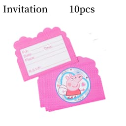 Pink Pig Birthday Party Decoration Disposable Tableware Tablecloth Plate Cup Napkin Bags Baby Shower Pig Famliy Party Favors