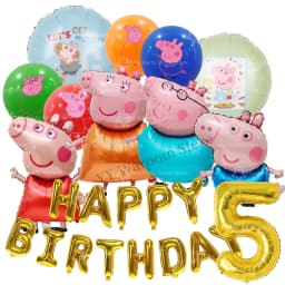 Pink Pig Birthday Party Decoration Disposable Tableware Tablecloth Plate Cup Napkin Bags Baby Shower Pig Famliy Party Favors