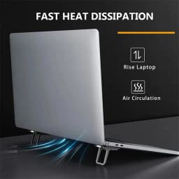 Adjustable Foldable Laptop Stand Mini Legs Ultra-thin Portable Support For Lenovo Notebook Cooling Holder Feet Invisible Bracket