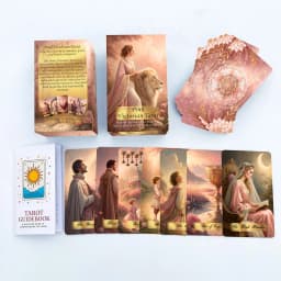 Pink Victorian Tarot Cards Set, 78 Pieces, 13x8 Cm, Romantic & Elegant Design, Includes Paper Instructions, Perfect for Beginner