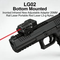 High Precision Adjustable LG02 Infrared Red Laser 20mm Rail Mount L3-g Nylon Portable Tactical Sight